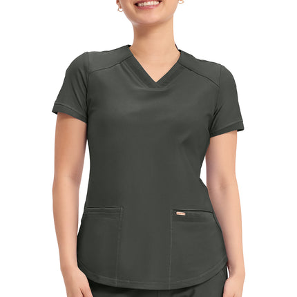 Cherokee Form V-Neck Top CK840 - Olive Branch
