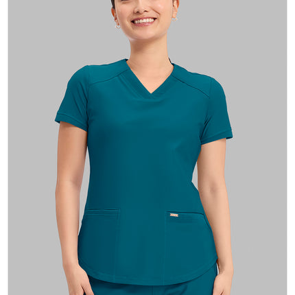 Cherokee Form V-Neck Top CK840 - Paradise Cove