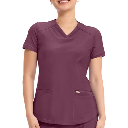 Cherokee Form V-Neck Top CK840 - Wine