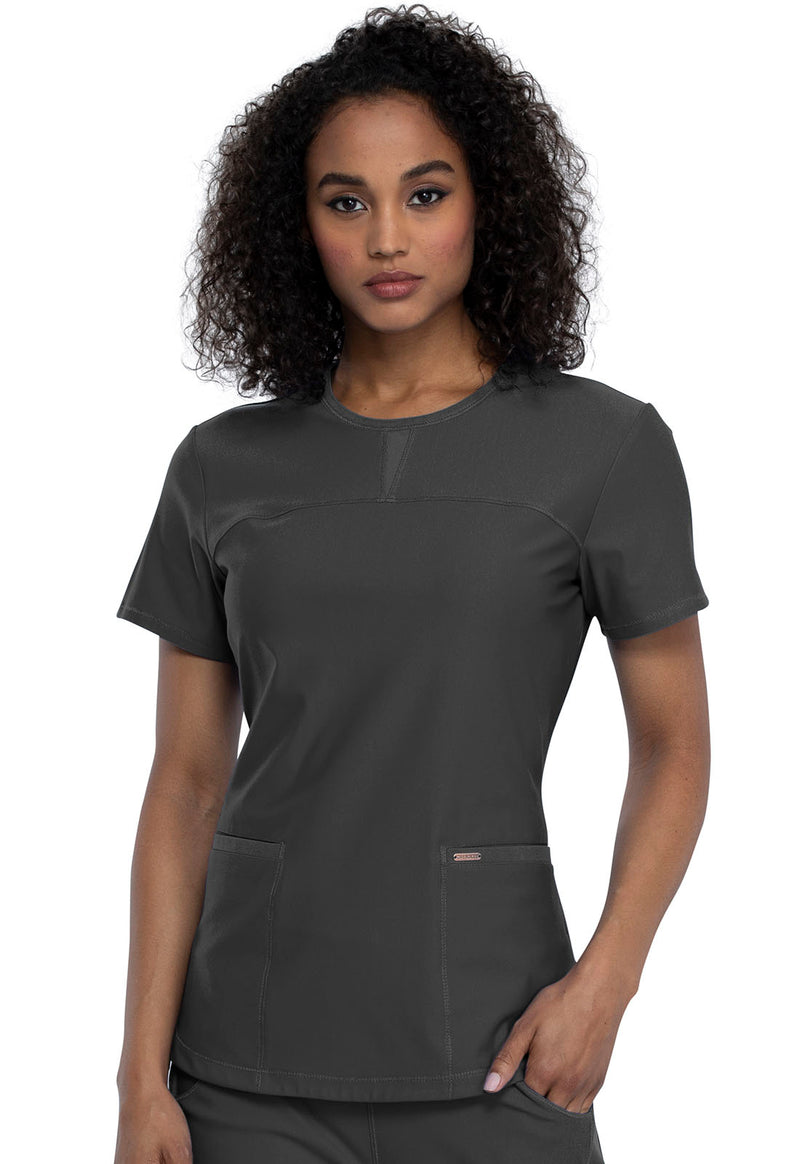 Cherokee Form Round Neck Top CK841 - Pewter
