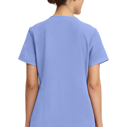 Cherokee Workwear Originals Ultra Women's 2-Pocket Snap-Front Top CK844A - Ciel Blue