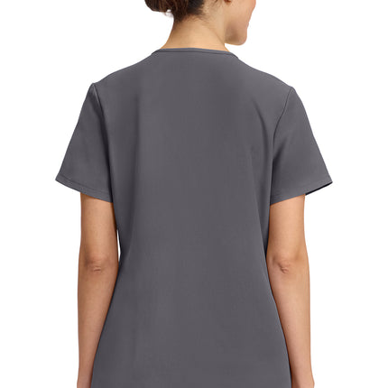 Cherokee Workwear Originals Ultra Women's 2-Pocket Snap-Front Top CK844A - Pewter