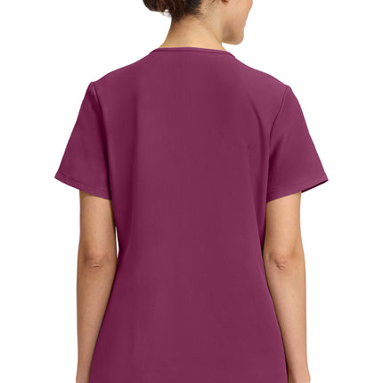 Cherokee Workwear Originals Ultra Women's 2-Pocket Snap-Front Top CK844A - Wine