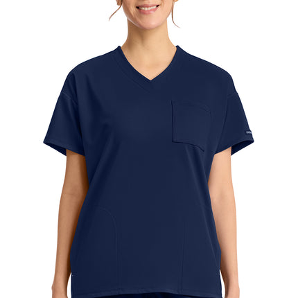Cherokee Achieve Women's 3 Pocket V-Neck Tunic CK863 - Navy
