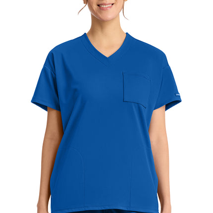 Cherokee Achieve Women's 3 Pocket V-Neck Tunic CK863 - Royal