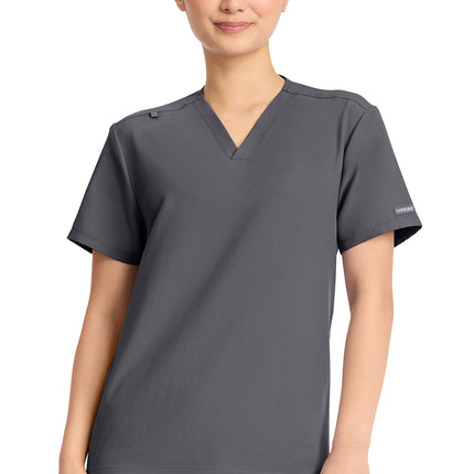 Cherokee Workwear Originals Ultra V-Neck No Pocket Top CK869A - Pewter