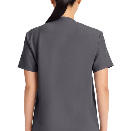 Cherokee Workwear Originals Ultra V-Neck No Pocket Top CK869A - Pewter