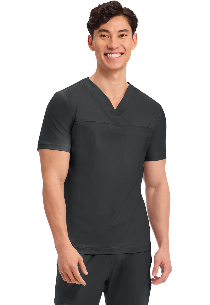 Cherokee Form Men's Tuckable V-Neck Top CK885 - Black