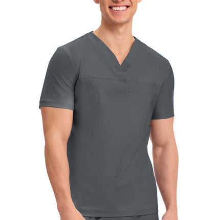 Cherokee Form Men's Tuckable V-Neck Top CK885 - Pewter