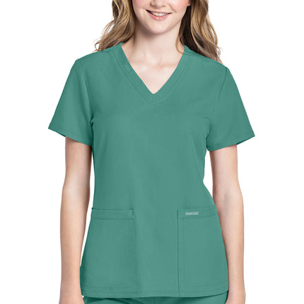 Cherokee Workwear Originals Ultra V-Neck Top CK953A - Botanical Green