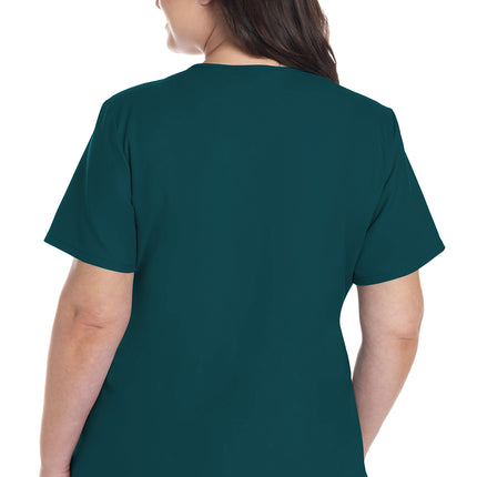 Cherokee Workwear Originals Ultra V-Neck Top CK953A - Caribbean Blue