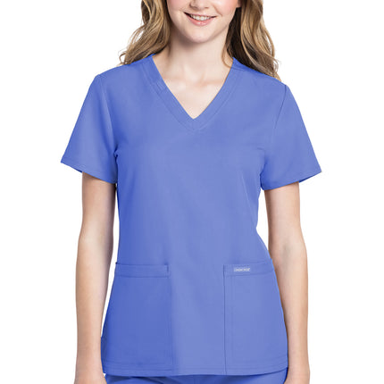 Cherokee Workwear Originals Ultra V-Neck Top CK953A - Ciel Blue