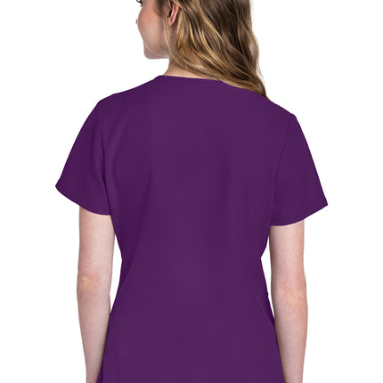 Cherokee Workwear Originals Ultra V-Neck Top CK953A - Eggplant