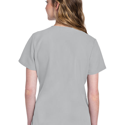 Cherokee Workwear Originals Ultra V-Neck Top CK953A - Grey