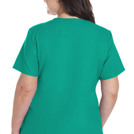 Cherokee Workwear Originals Ultra V-Neck Top CK953A - Teal Blue