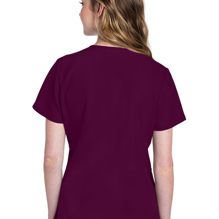 Cherokee Workwear Originals Ultra V-Neck Top CK953A - Wine