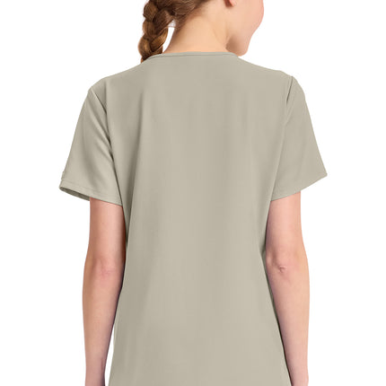 Cherokee Workwear Originals Ultra Women's Tuck-in V-Neck Top CK954A - Khaki
