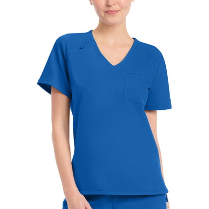 Cherokee Workwear Originals Ultra Women's Tuck-in V-Neck Top CK954A - Royal