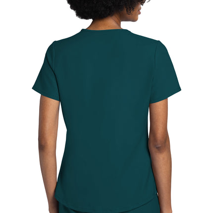 Cherokee Workwear Originals Ultra V-Neck Top CK961A - Caribbean Blue