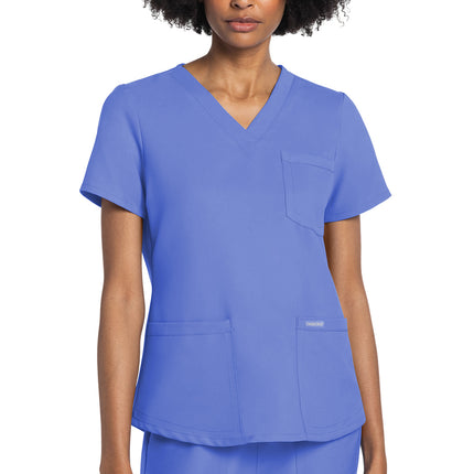 Cherokee Workwear Originals Ultra V-Neck Top CK961A - Ciel Blue