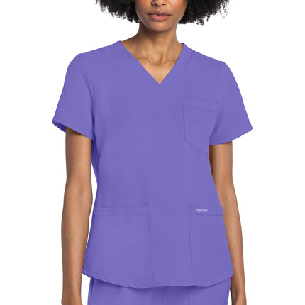 Cherokee Workwear Originals Ultra V-Neck Top CK961A - Electric Lavender