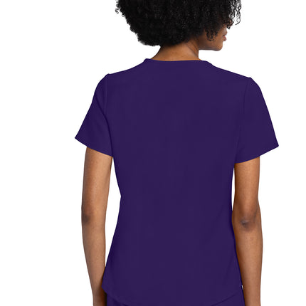 Cherokee Workwear Originals Ultra V-Neck Top CK961A - Grape