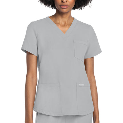 Cherokee Workwear Originals Ultra V-Neck Top CK961A - Grey