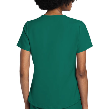 Cherokee Workwear Originals Ultra V-Neck Top CK961A - Hunter Green