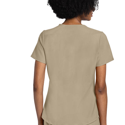 Cherokee Workwear Originals Ultra V-Neck Top CK961A - Khaki