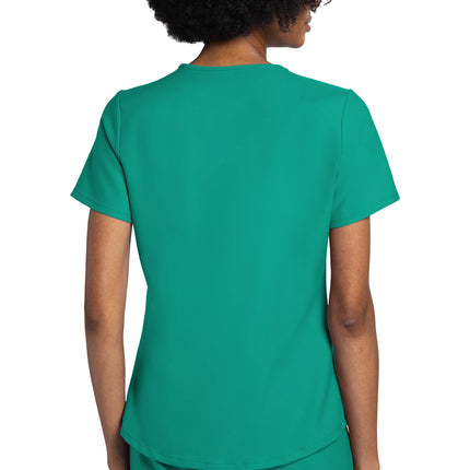 Cherokee Workwear Originals Ultra V-Neck Top CK961A - Teal Blue