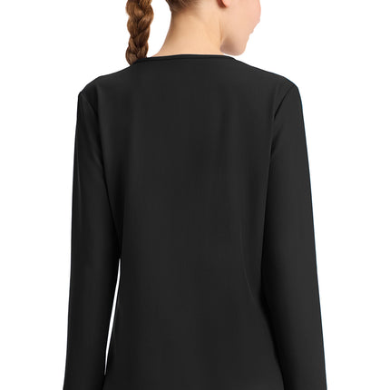 Cherokee Workwear Originals Ultra Long Sleeve Modesty Top CK962A - Black