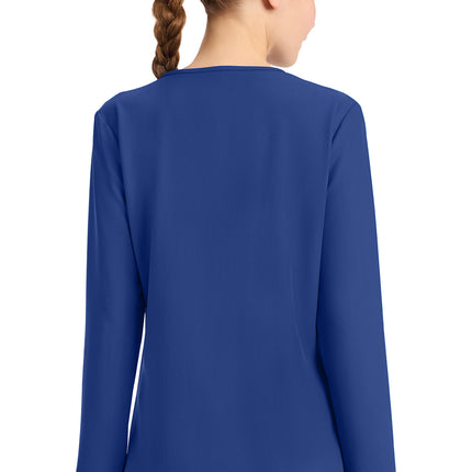 Cherokee Workwear Originals Ultra Long Sleeve Modesty Top CK962A - Royal