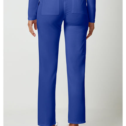 Cherokee Allura Mid Rise Drawstring Tapered Leg Pant CKA184 - Galaxy Blue