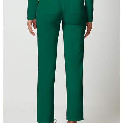 Cherokee Allura Mid Rise Drawstring Tapered Leg Pant CKA184 - Hunter Green