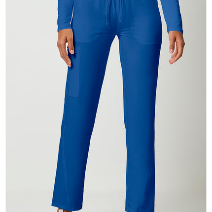 Cherokee Allura Mid Rise Drawstring Tapered Leg Pant CKA184 - Royal