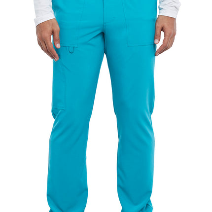 Cherokee Allura Men's Fly Front Cargo Pant CKA186 - Teal Blue