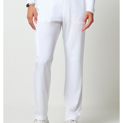 Cherokee Allura Men's Fly Front Cargo Pant CKA186 - White