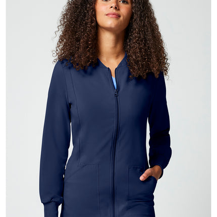 Cherokee Allura Zip Front Jacket CKA384 - Navy