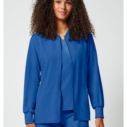 Cherokee Allura Zip Front Jacket CKA384 - Royal