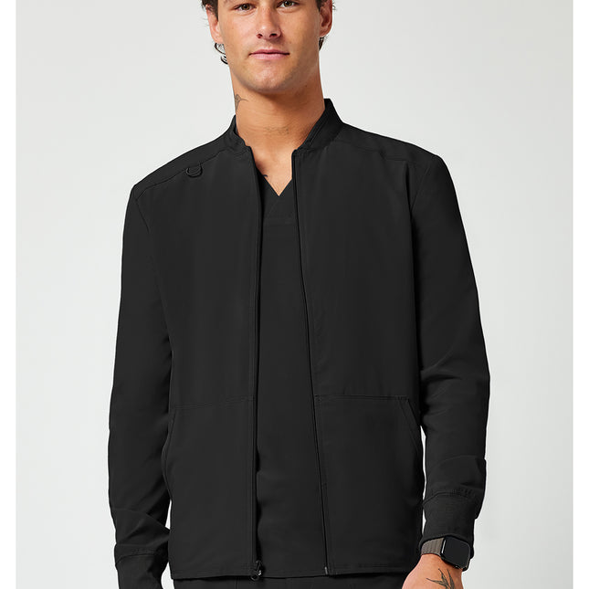 Cherokee Allura Men's Zip Front Jacket CKA387 - Black