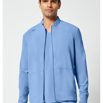 Cherokee Allura Men's Zip Front Jacket CKA387 - Ciel Blue