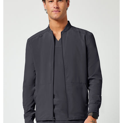 Cherokee Allura Men's Zip Front Jacket CKA387 - Pewter
