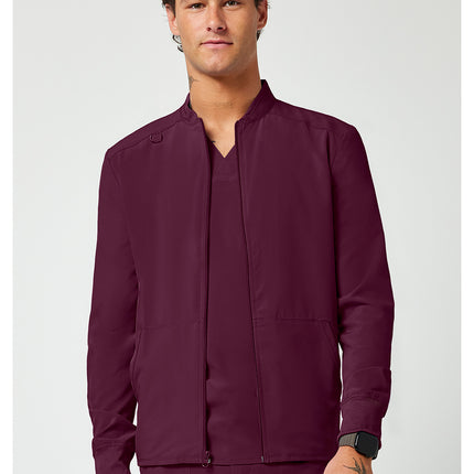 Cherokee Allura Men's Zip Front Jacket CKA387 - Wine