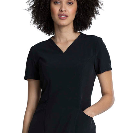 Cherokee Allura V-Neck Top CKA684 - Black
