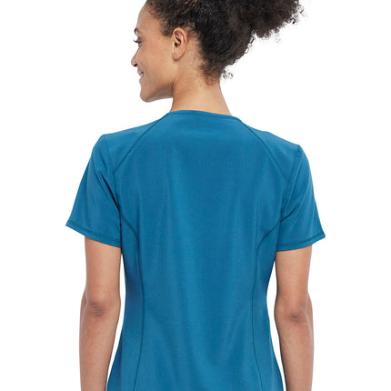 Cherokee Allura V-Neck Top CKA684 - Caribbean Blue