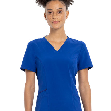 Cherokee Allura V-Neck Top CKA684 - Galaxy Blue