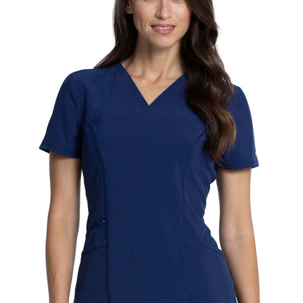 Cherokee Allura V-Neck Top CKA684 - Navy