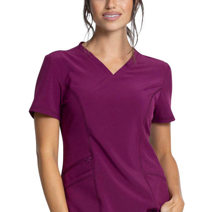 Cherokee Allura V-Neck Top CKA684 - Wine