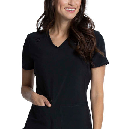 Cherokee Allura V-Neck Top CKA685 - Black