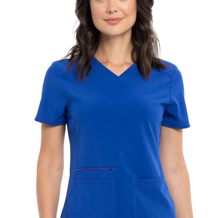 Cherokee Allura V-Neck Top CKA685 - Galaxy Blue